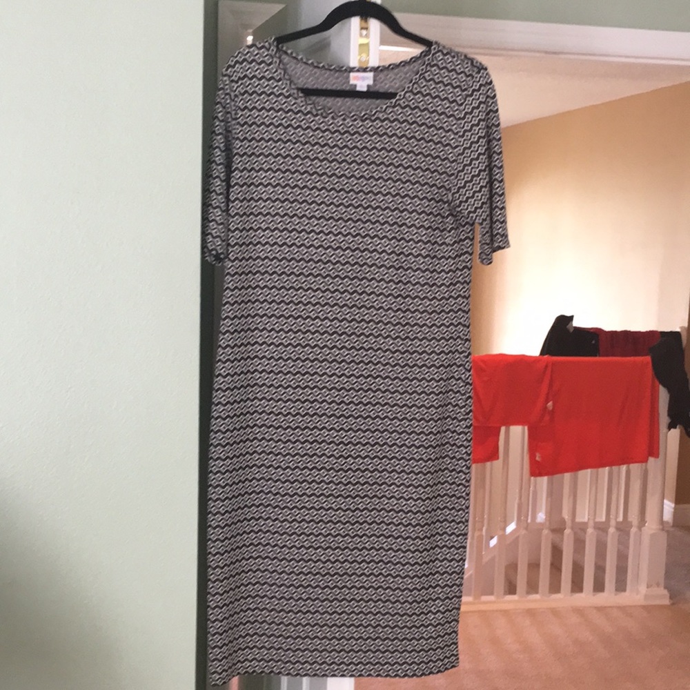 Lularoe Julia dress size L EUC.